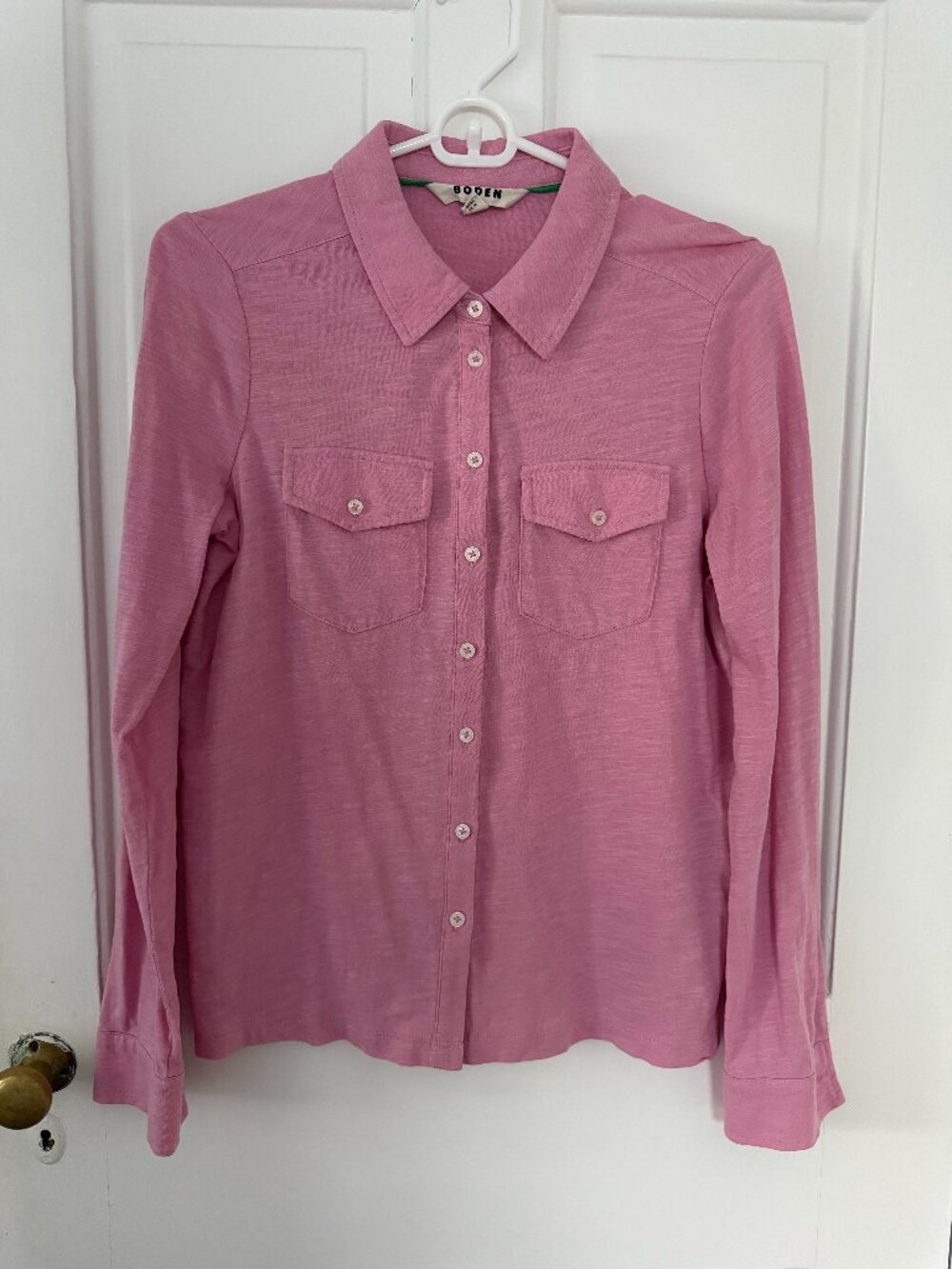 Boden Jersey Shirt, Pink, 4